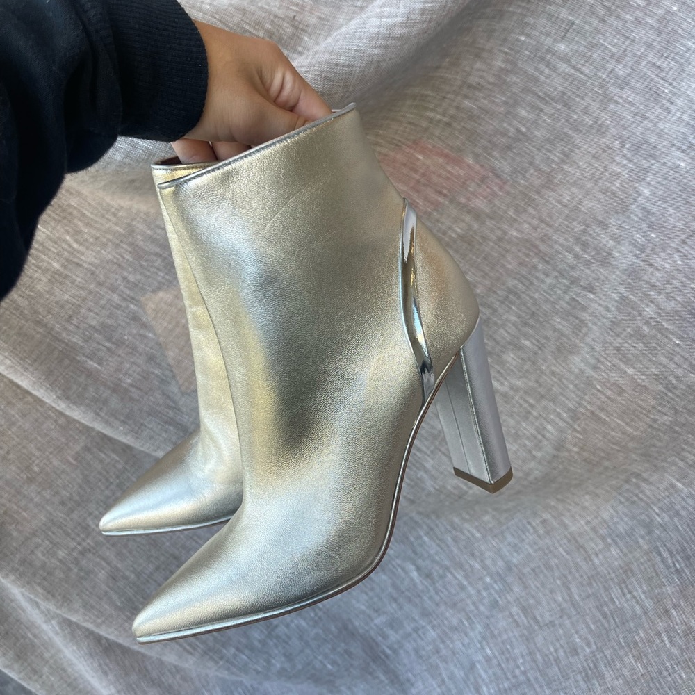 Malone Souliers Gold Booties